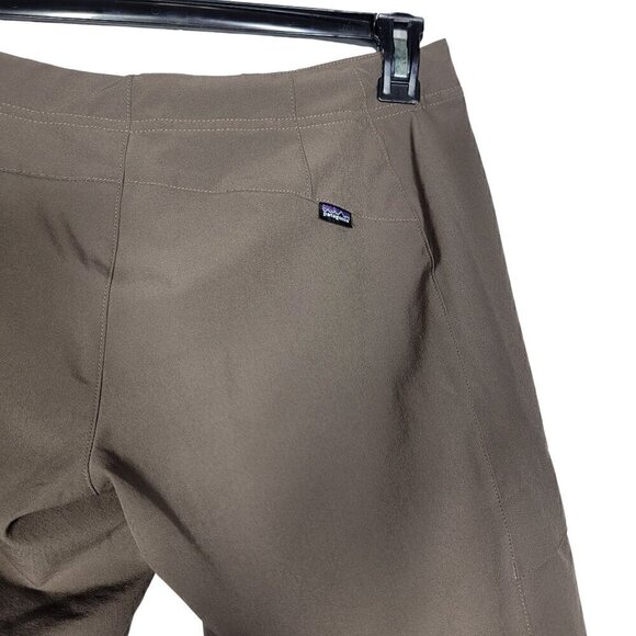 Patagonia Women's All-Out Brown Capris, Light Weight Outdoor Pants Size 8 - Picture 7 of 9